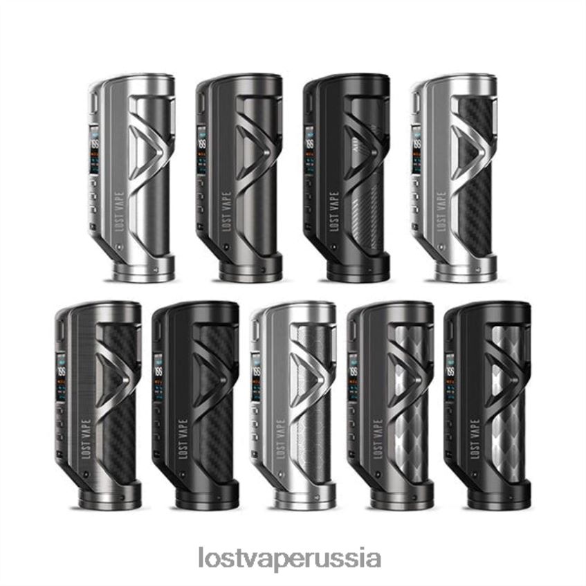 Lost Vape Cyborg квестовый мод | 100 Вт матовый черный/стальной 6XB64J462 - Lost Vape Москва