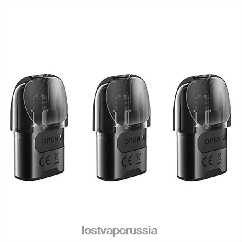 Lost Vape URSA сменные капсулы | 2,5 мл (3 упаковки) зеленый 1.Ом 6XB64J126 - Lost Vape Disposable
